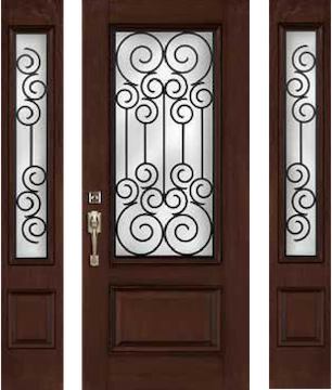 Treviso Glass Design | Door Glass Inserts | Fusion Glass Works Inc