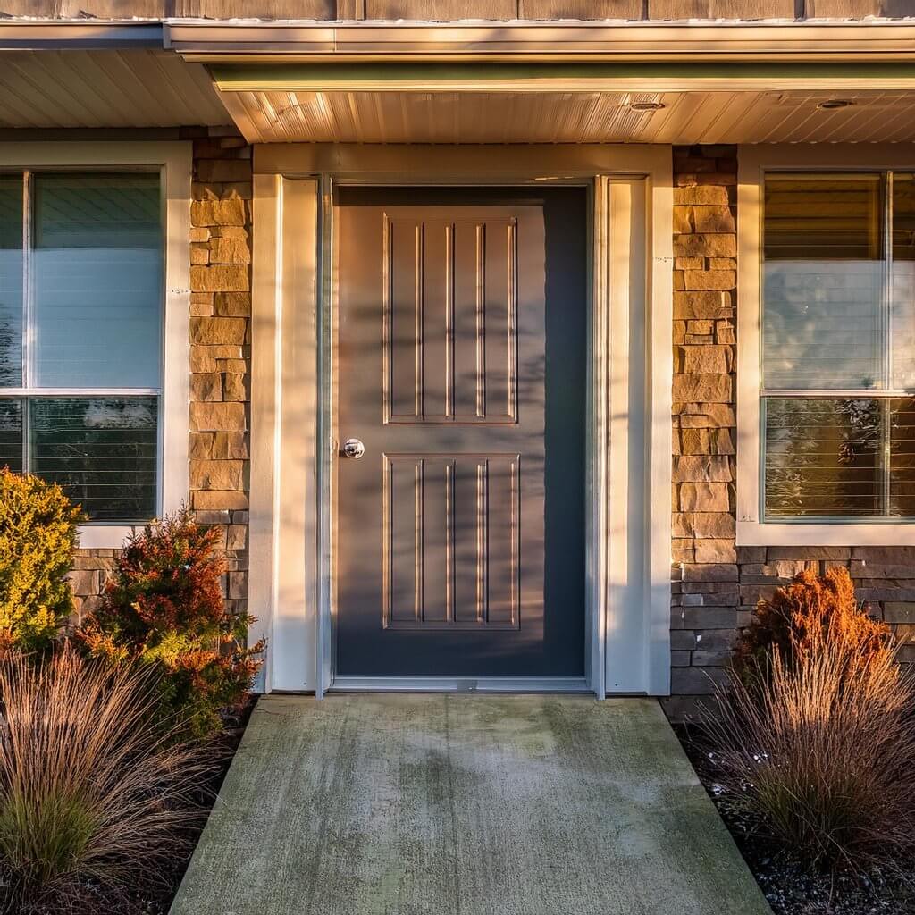 Firefly steel exterior doors in typical canadian house 11397