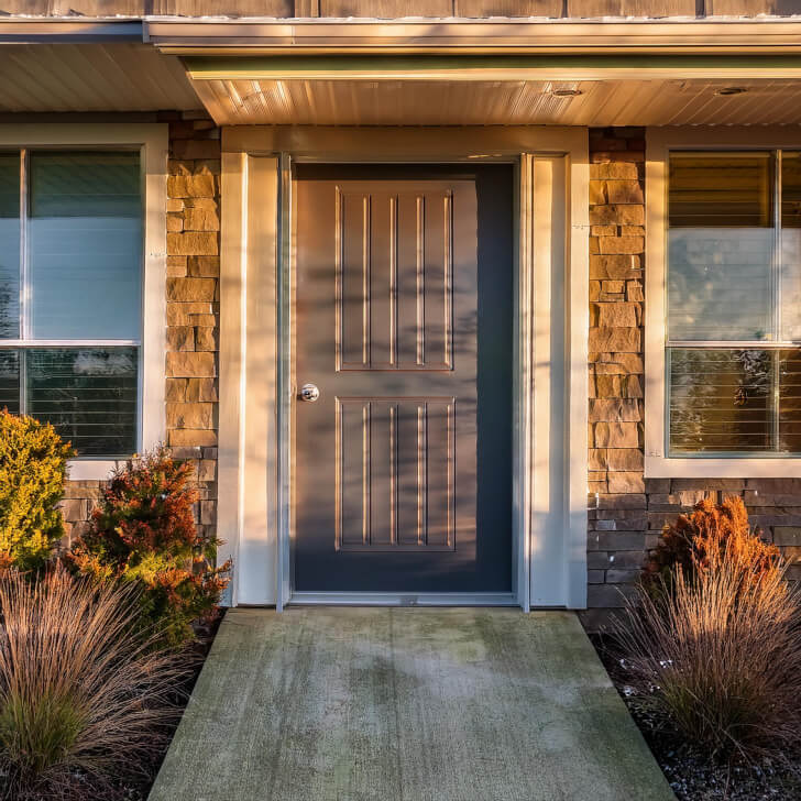 Firefly steel exterior doors in typical canadian house 11397