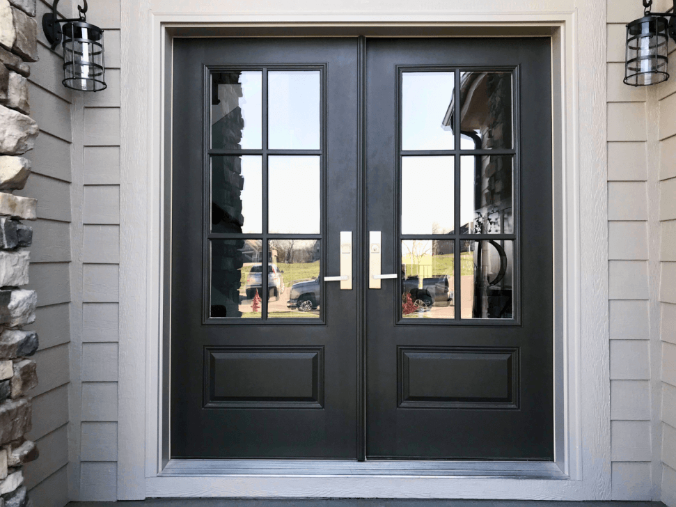 Steel double door classic