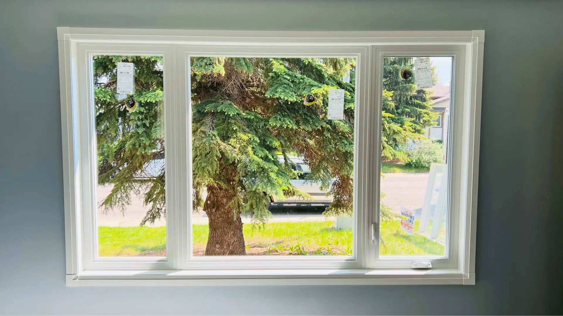 Sherwood Park White Vinyl Window Replaced by Canglow