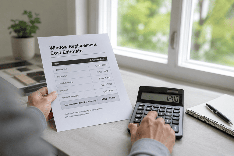 Window repacement cost in Toronto